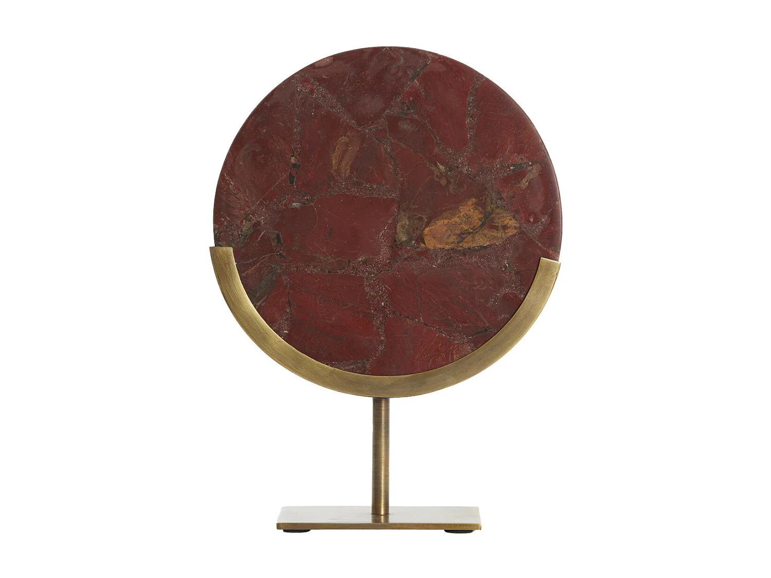 Ornement GOUYA - 25x10x35cm - Rouge