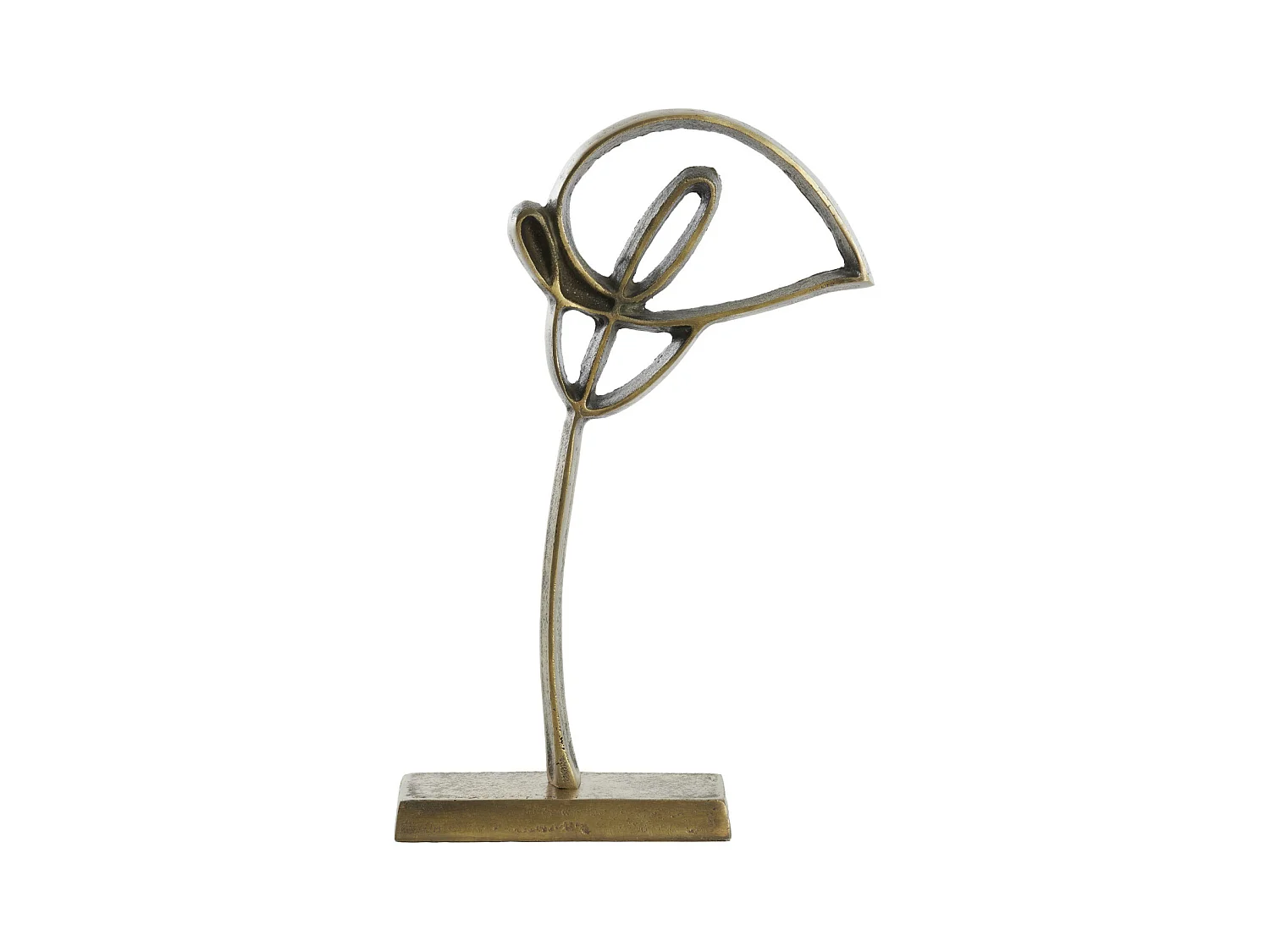 Ornement CALLA - 19x8x38cm - Bronze