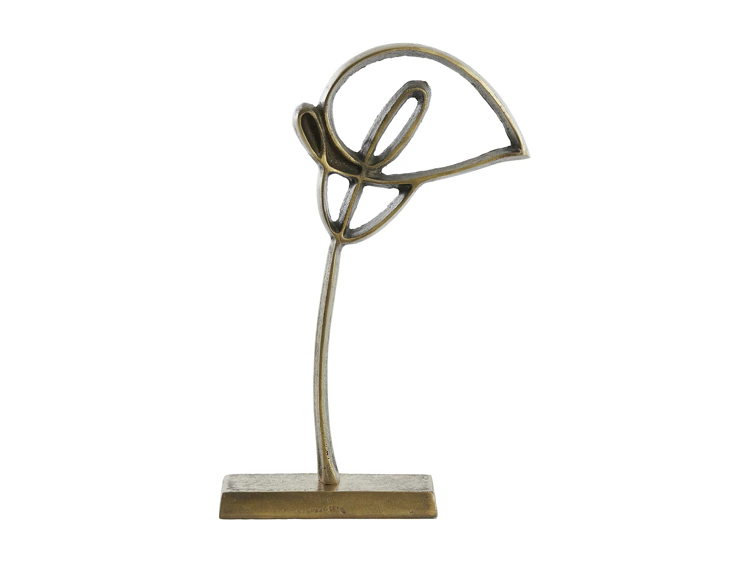 Ornement CALLA - 19x8x38cm - Bronze