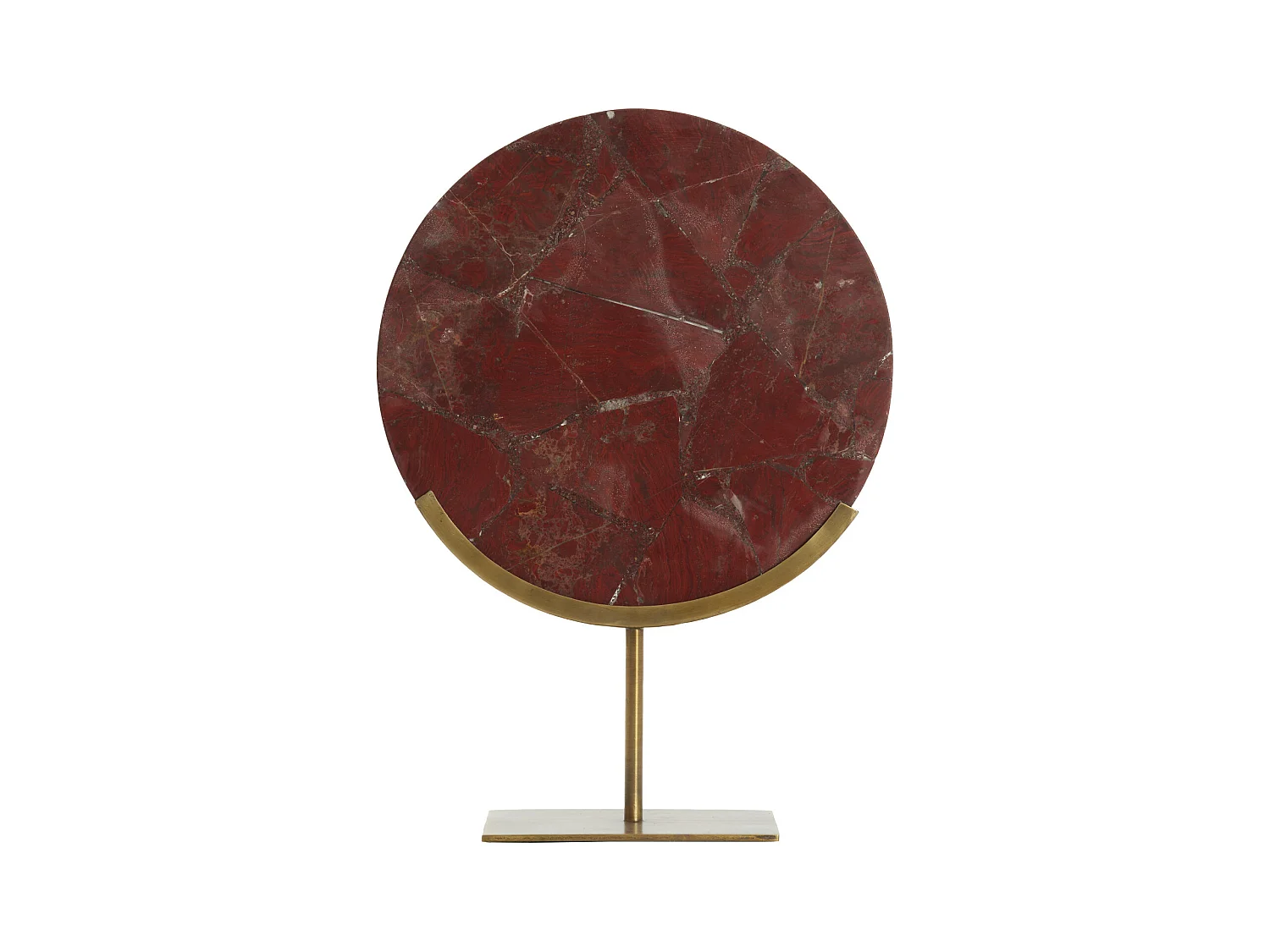 Ornement GOUYA - 35x12x50cm - Rouge