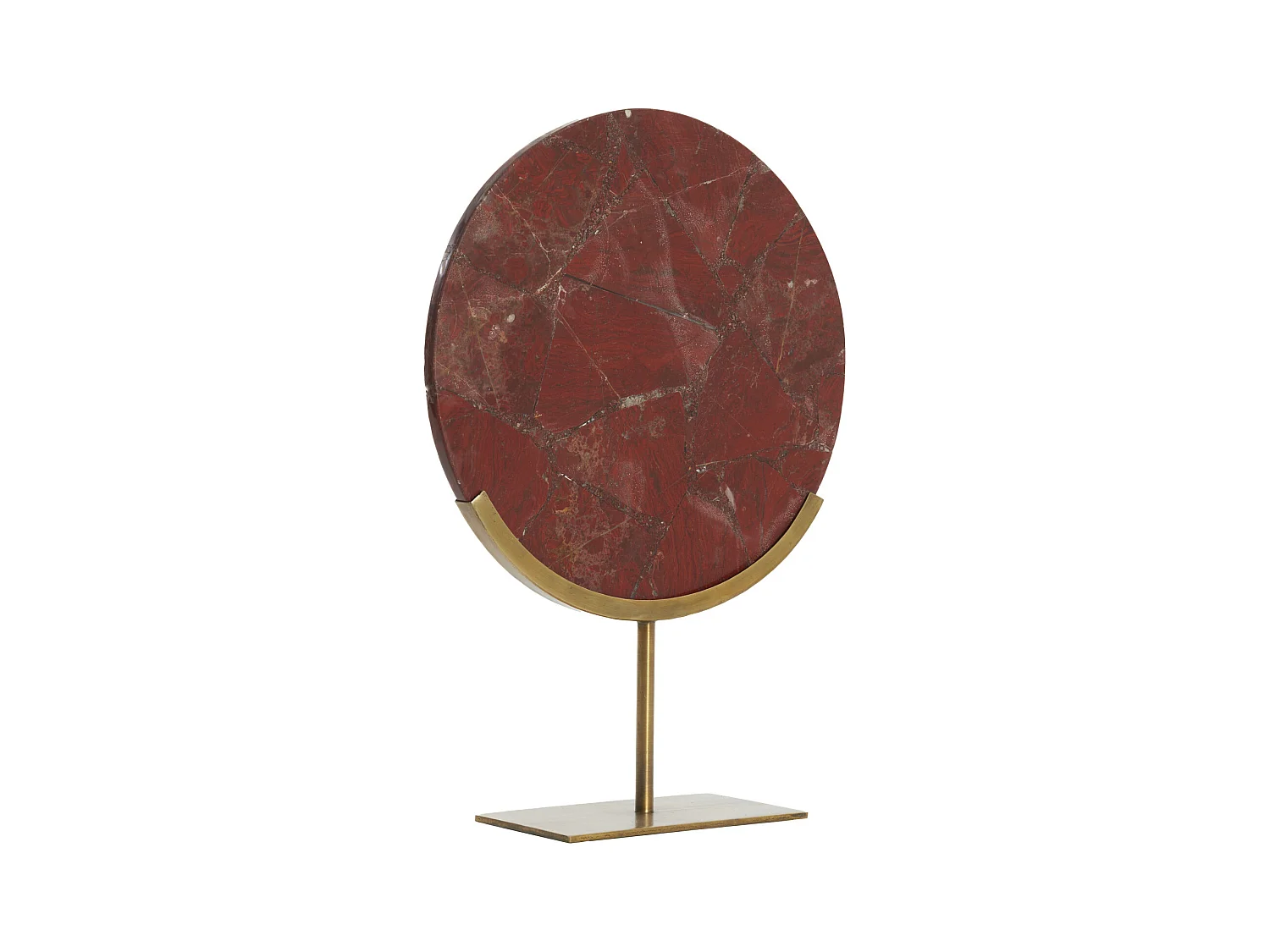 Ornement GOUYA - 35x12x50cm - Rouge