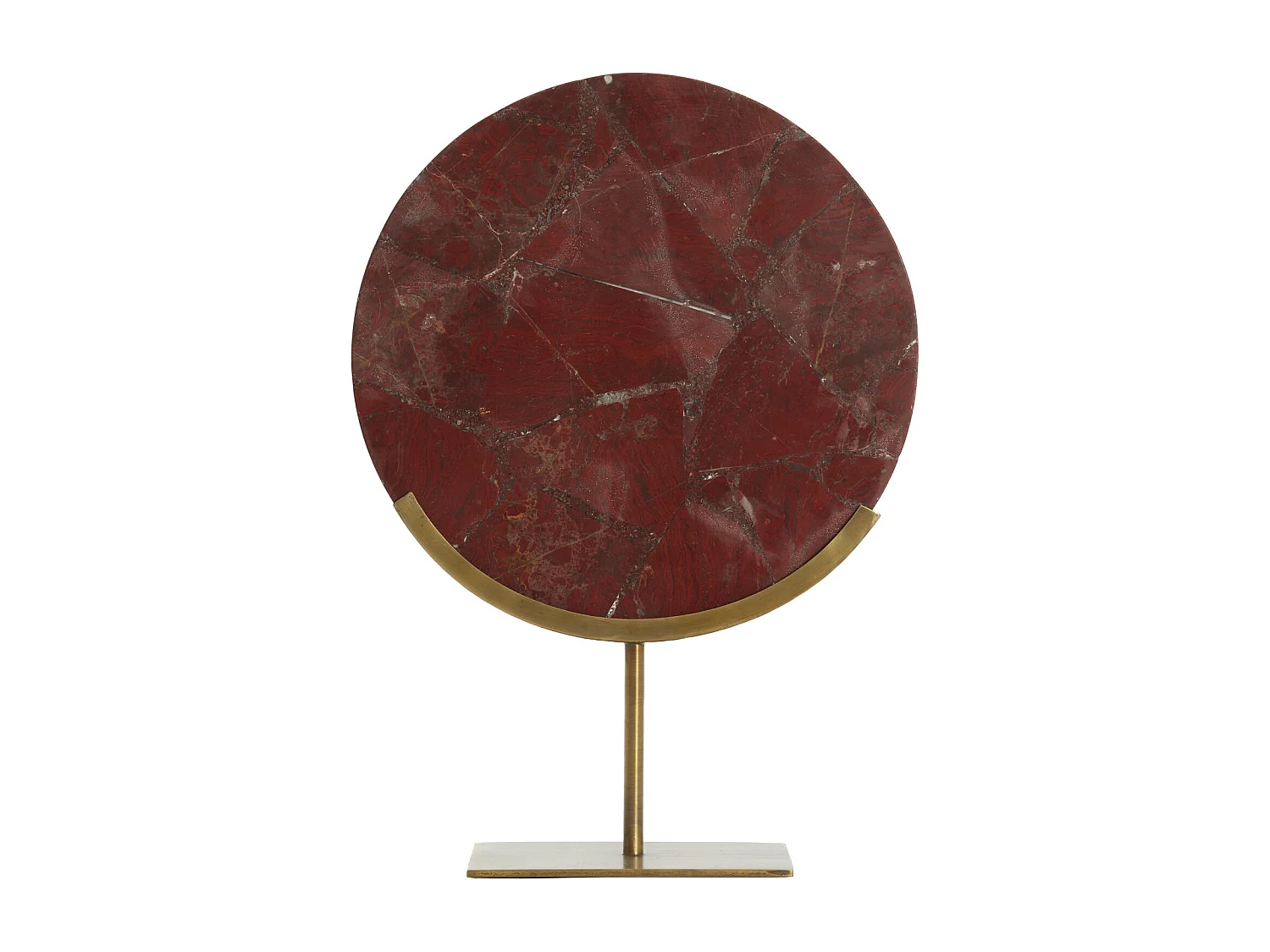 Ornement GOUYA - 35x12x50cm - Rouge