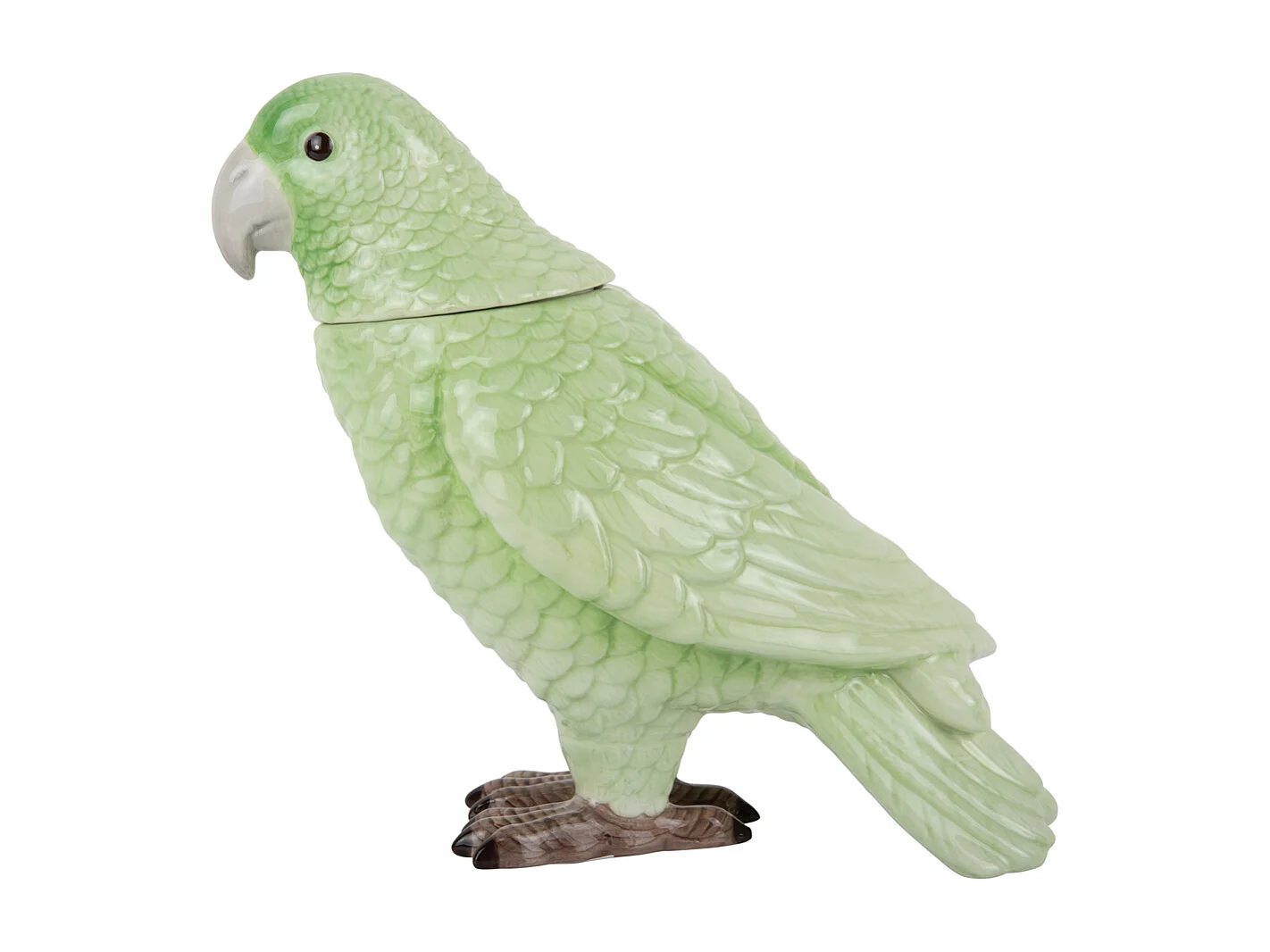 Pot de rangement Oiseau - Vert tendre