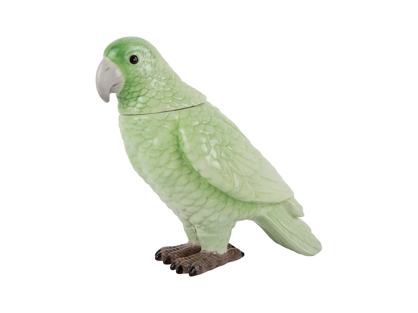 Pot de rangement Oiseau - Vert tendre