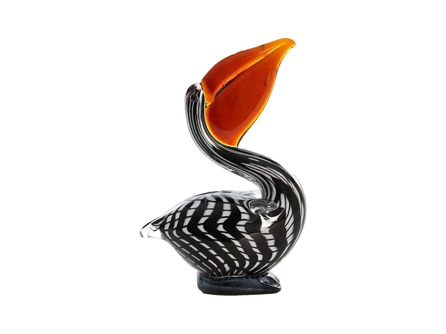 Ornement PELICAN - 13x7x19cm - Noir