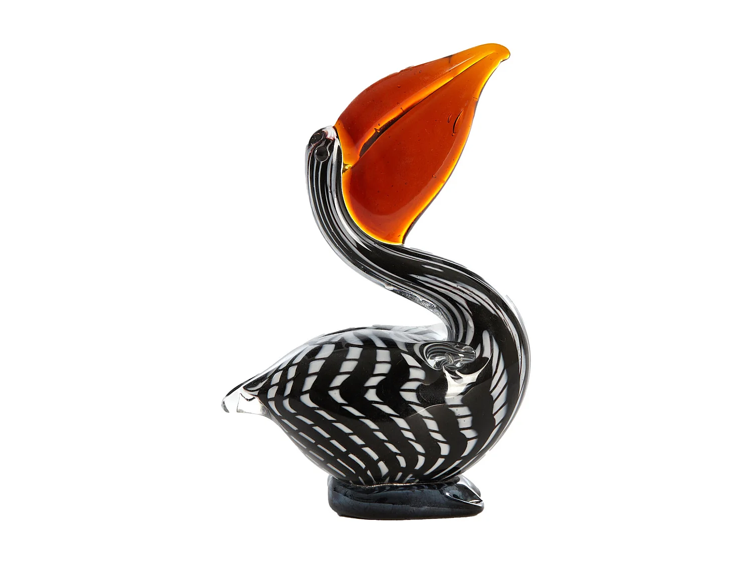 Ornement PELICAN - 13x7x19cm - Noir