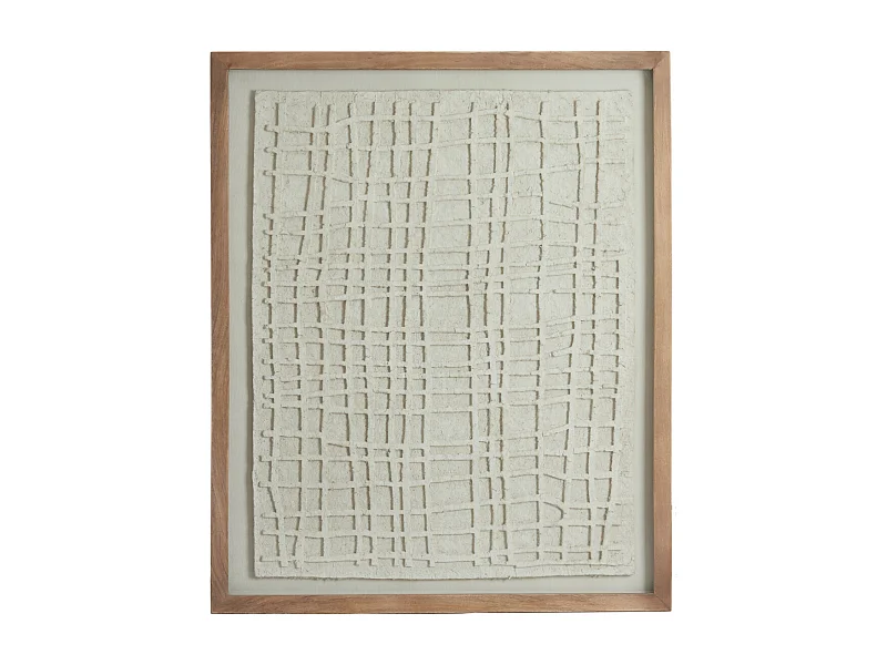 Ornement HAIKU - 74x2x90cm - Blanc