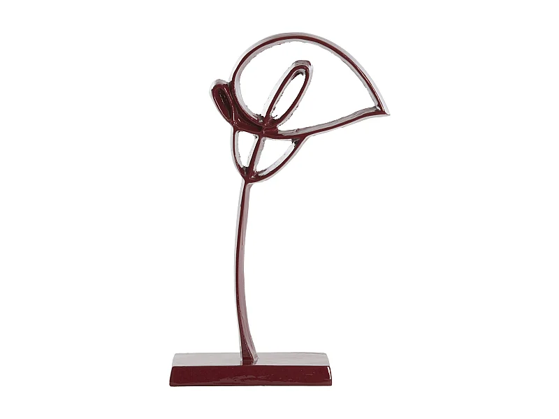 Adorno CALLA - 19x8x38cm - Rojo