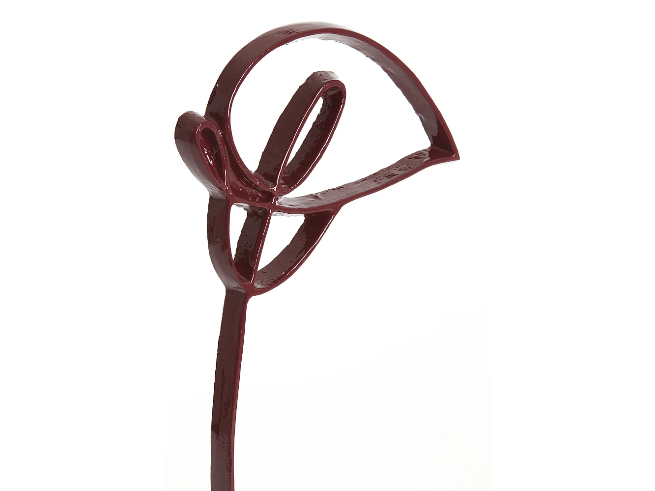 Ornement CALLA - 19x8x38cm - Rouge