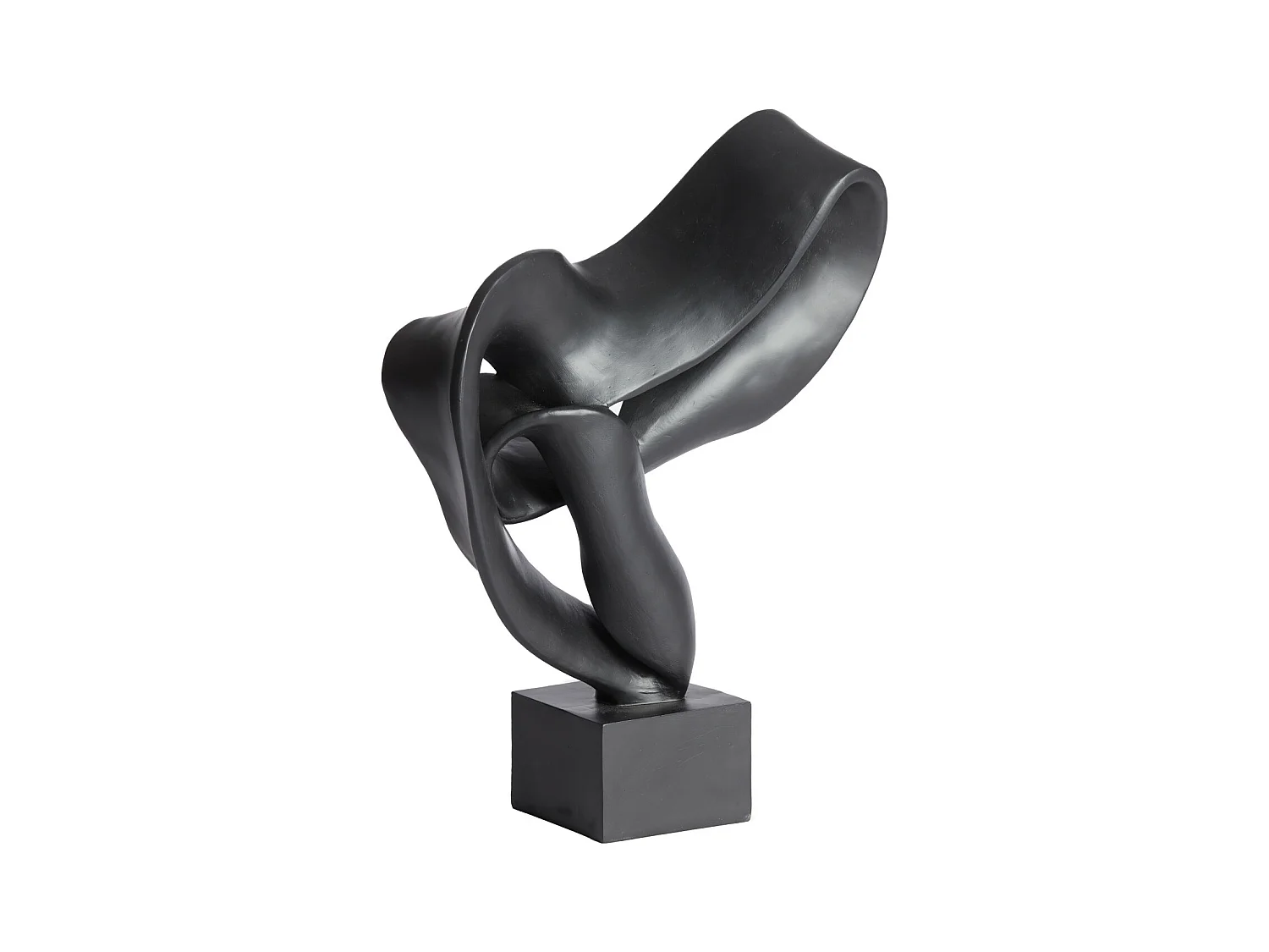 Ornament KAJAN - 33x14.5x44.5cm - Zwart