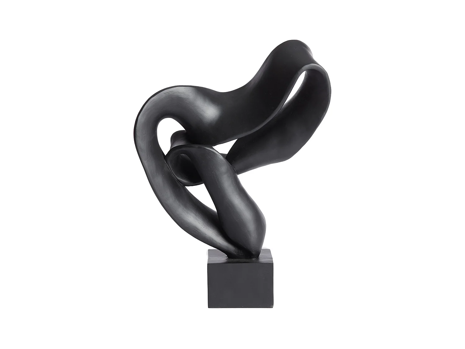 Ornement KAJAN - 33x14,5x44,5cm - Noir