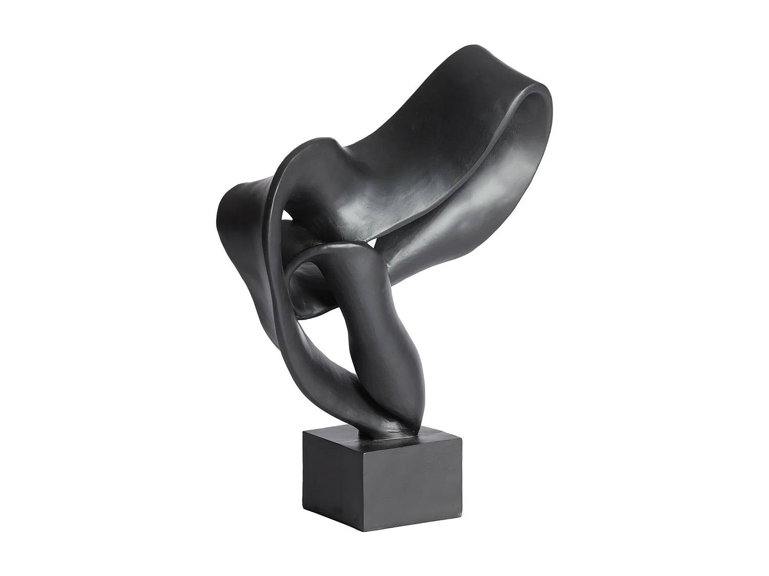 Ornement KAJAN - 33x14,5x44,5cm - Noir