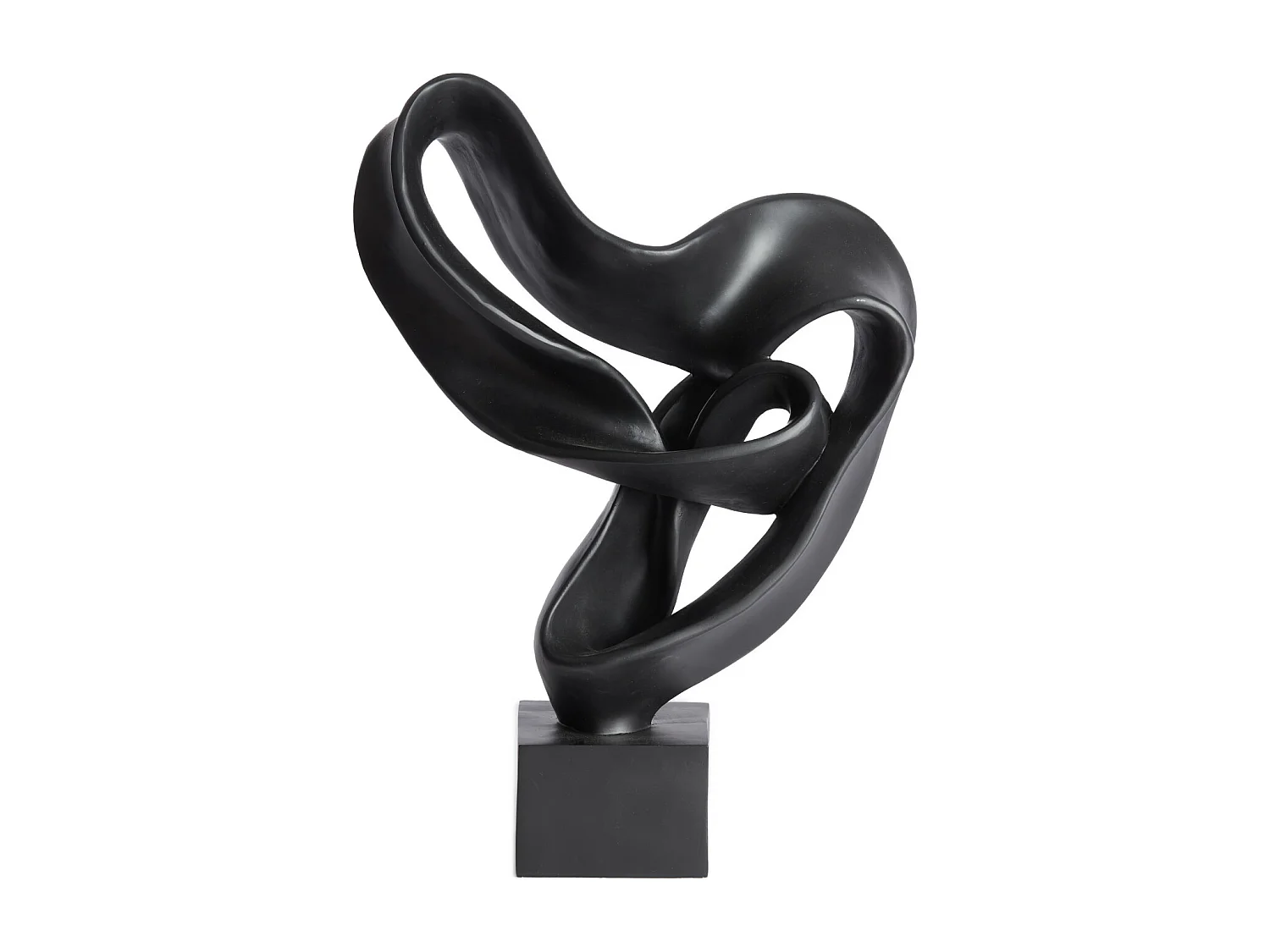 Ornement KAJAN - 33x14,5x44,5cm - Noir