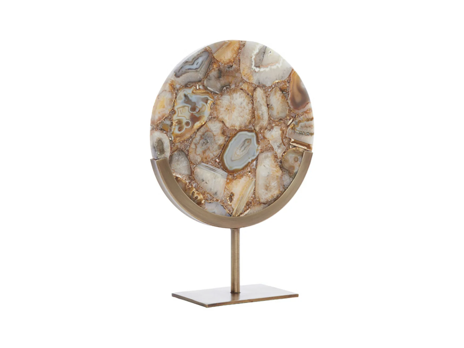 Ornement GOUYA - 25x10x35cm - Jaune