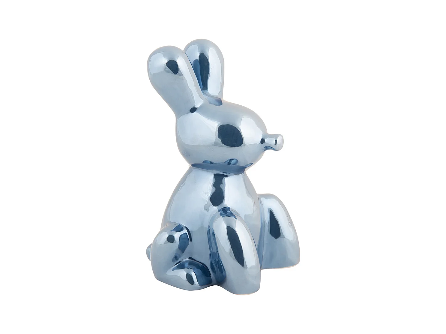Image Lapin - Plaqué bleu foncé