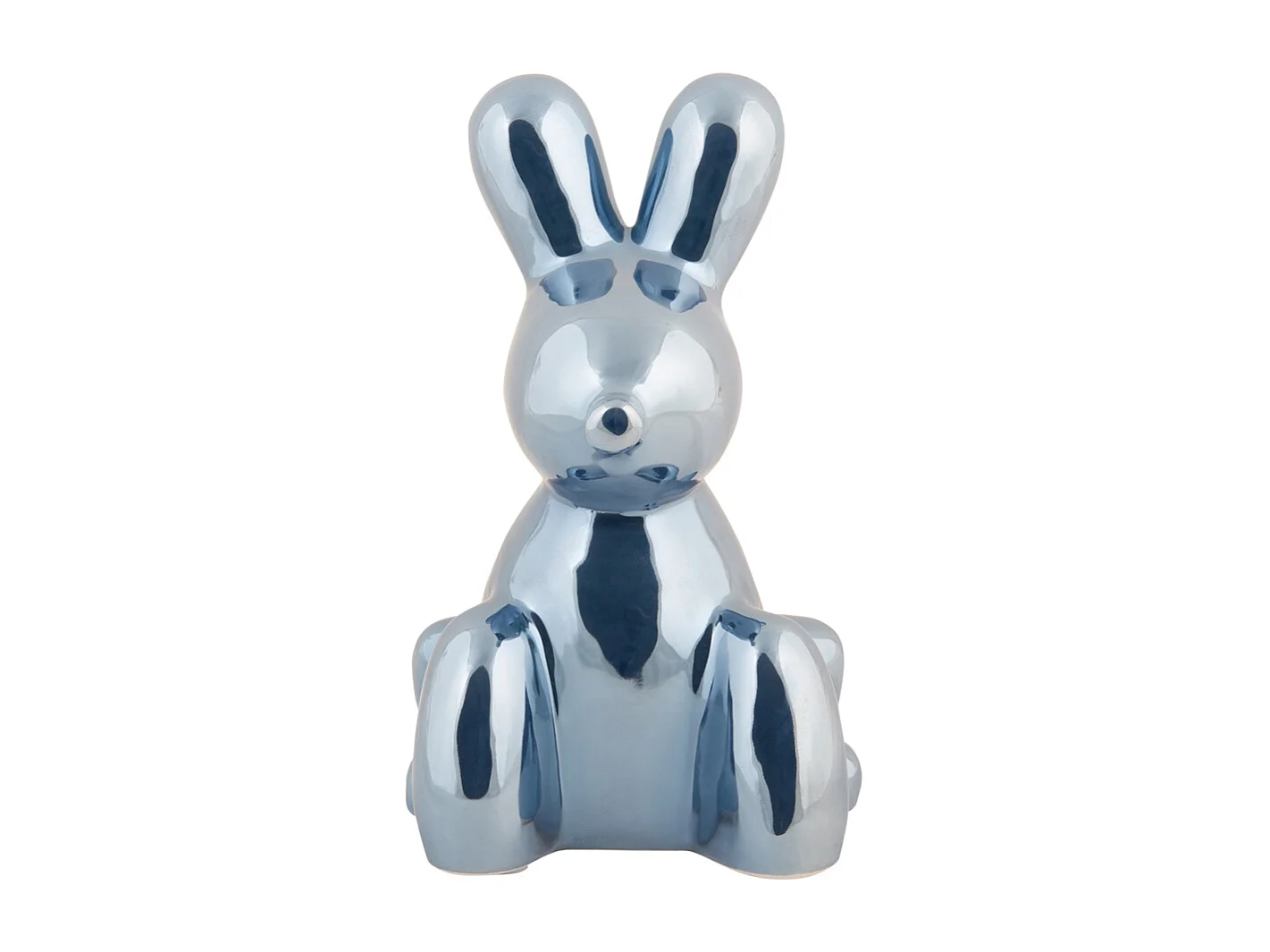 Image Lapin - Plaqué bleu foncé