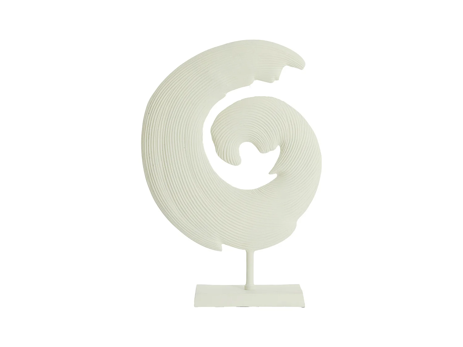 Ornement SHWIBA - 43x15x60cm - Blanc