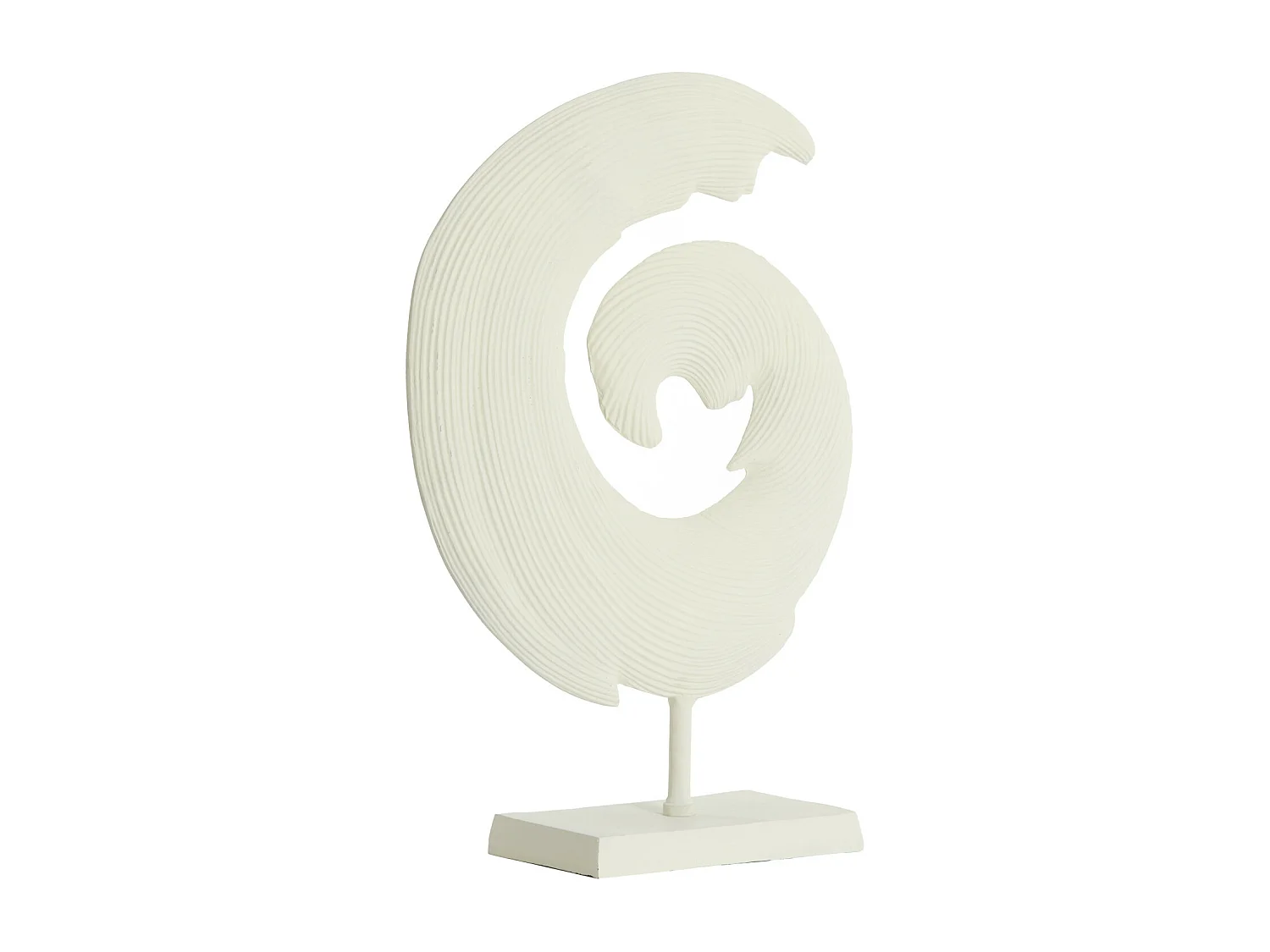 Ornement SHWIBA - 43x15x60cm - Blanc