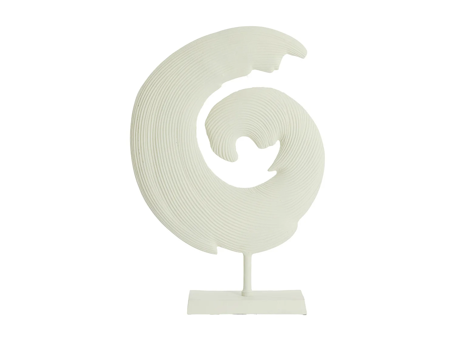 Ornement SHWIBA - 43x15x60cm - Blanc