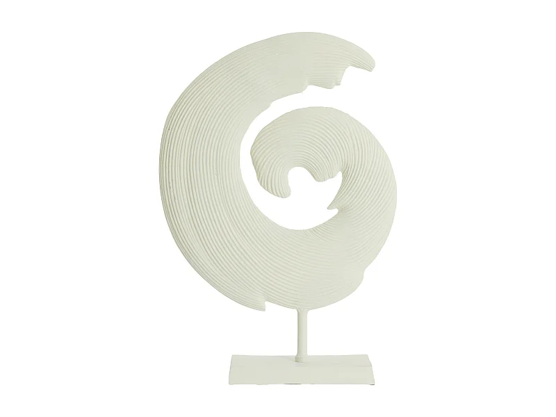 Ornement SHWIBA - 43x15x60cm - Blanc