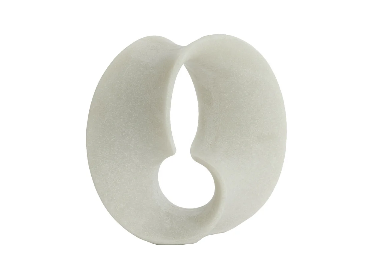 Ornement VODICE - 32x16x31cm - Blanc