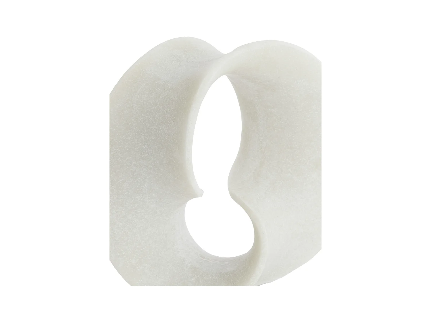 Ornement VODICE - 32x16x31cm - Blanc