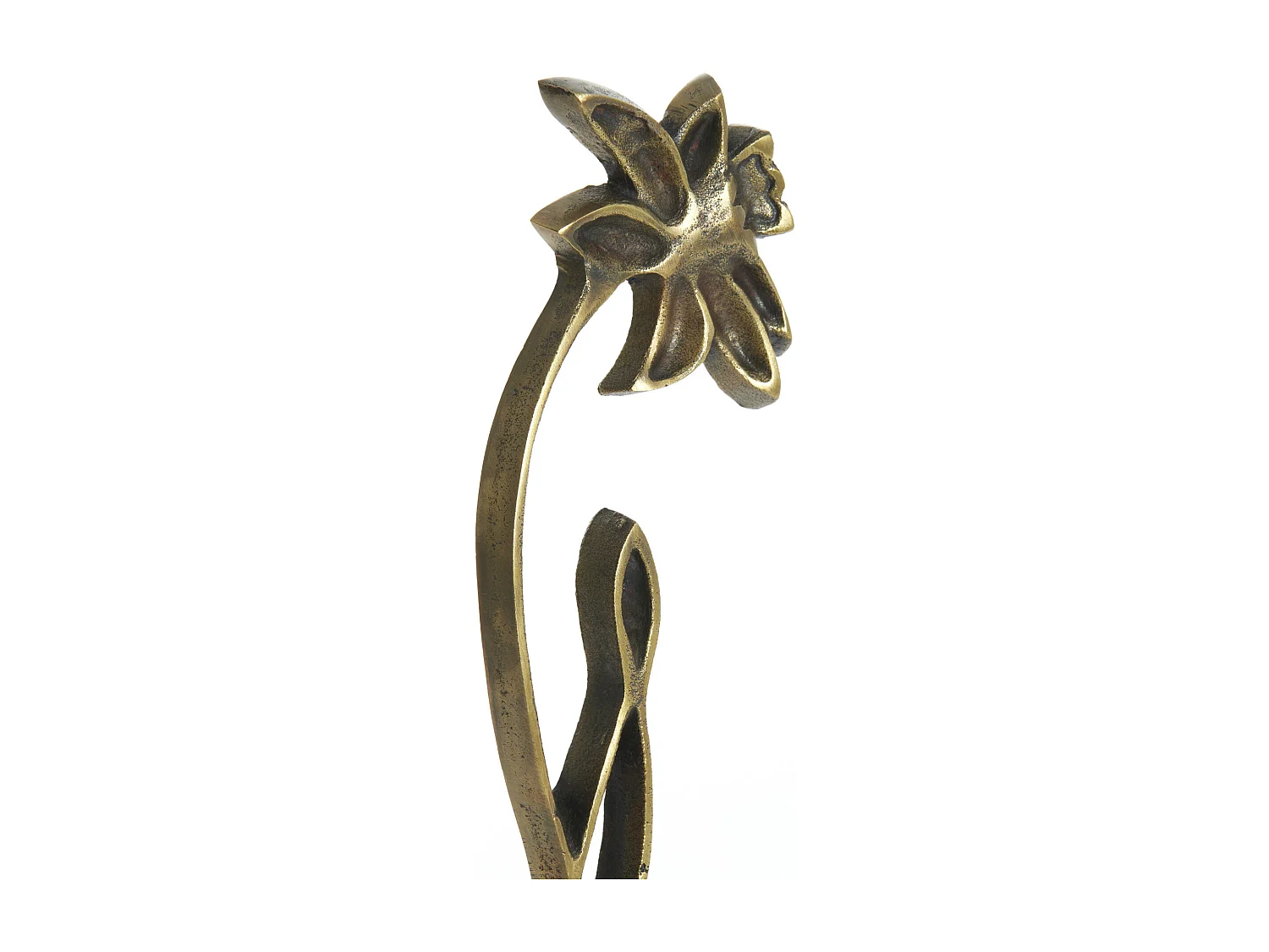 Ornement JONQUILLE - 12x7,5x40cm - Bronze