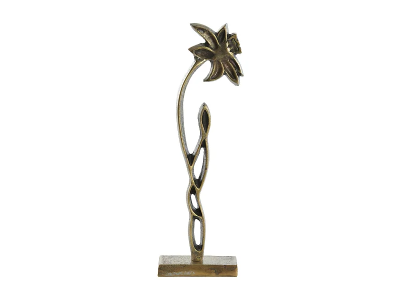 Ornement JONQUILLE - 12x7,5x40cm - Bronze