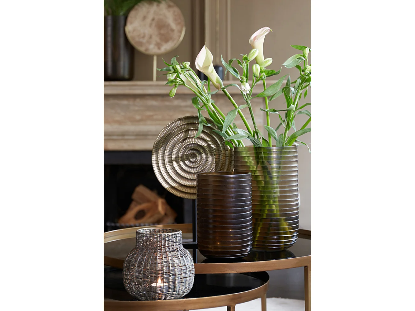 Ornement PILAR - 35x10x50cm - Bronze