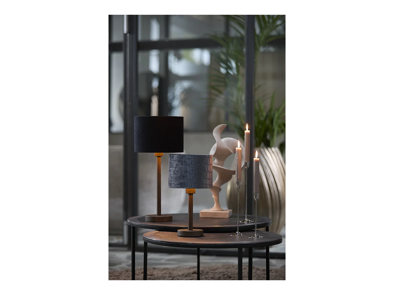 Ornement TORUV - 22x16x51,5cm - Marron