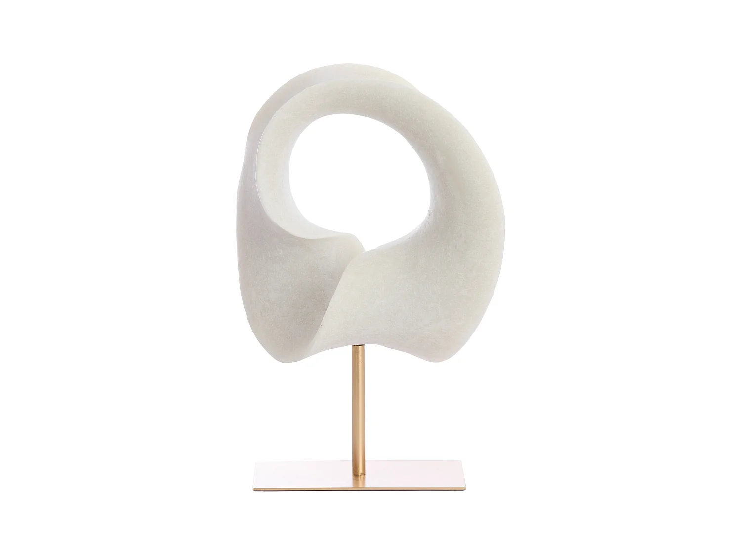 Ornement VODICE - 34x18x43cm - Blanc