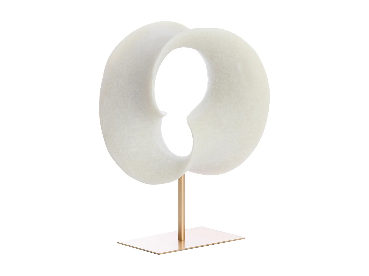 Ornement VODICE - 34x18x43cm - Blanc