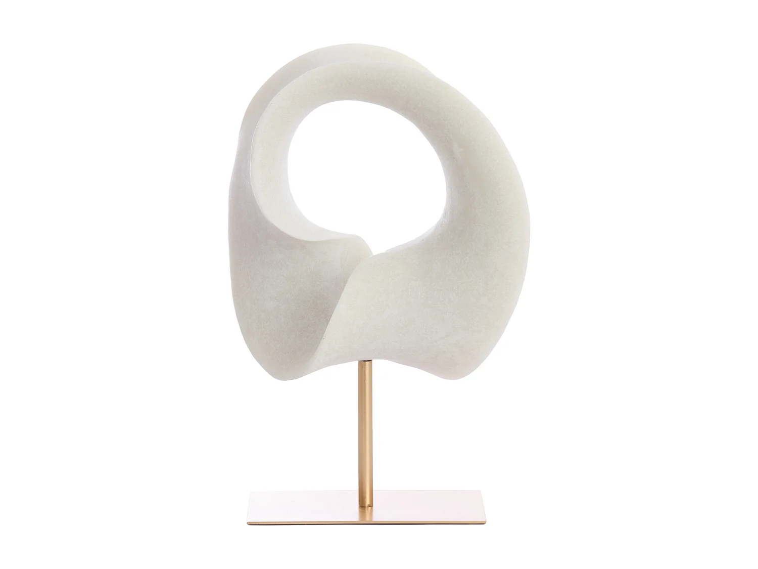 Ornement VODICE - 34x18x43cm - Blanc