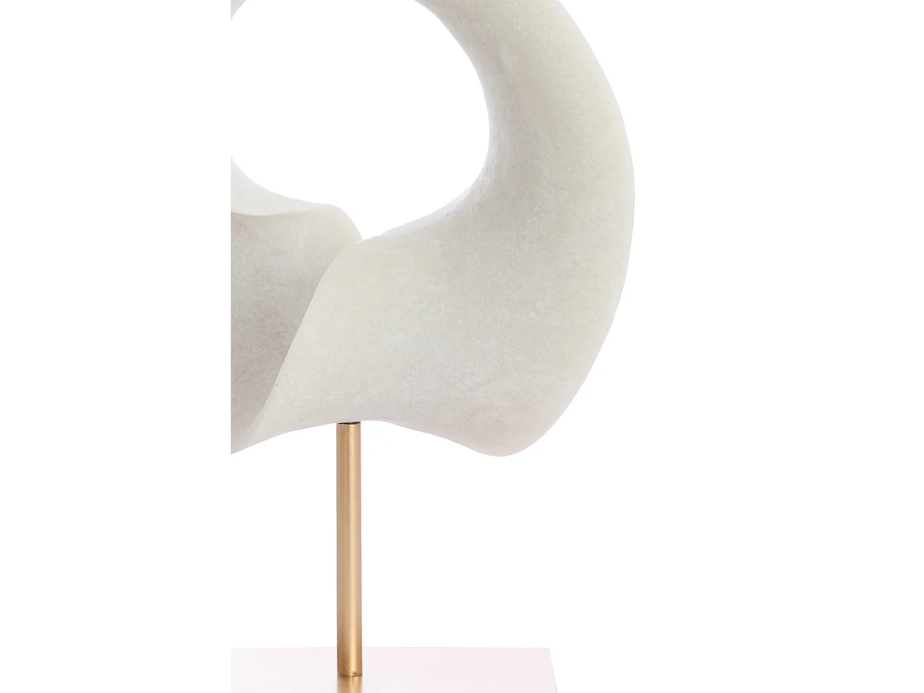 Ornement VODICE - 34x18x43cm - Blanc