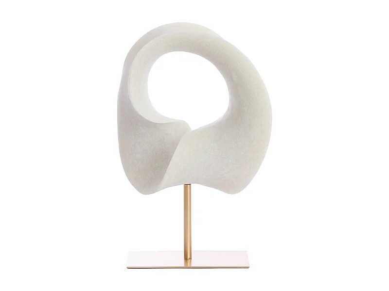 Adorno VODICE - 34x18x43cm - Blanco