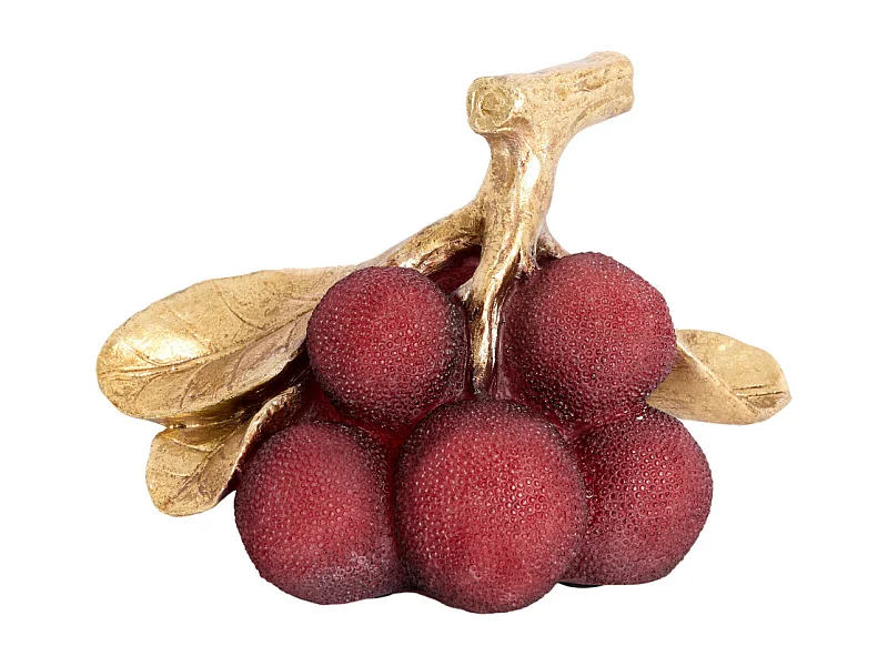 Ornement JAGODY - 24x14x16,5cm - Rouge