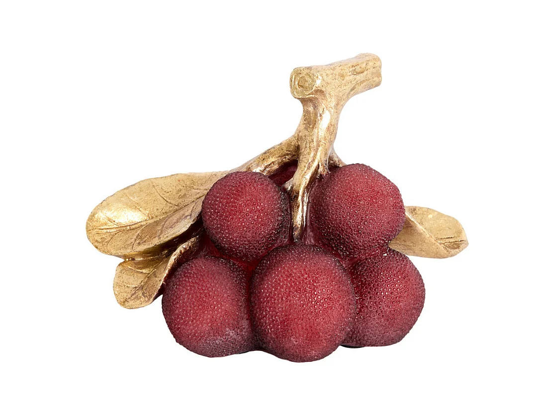 Ornament JAGODY - 24x14x16.5cm - Rood