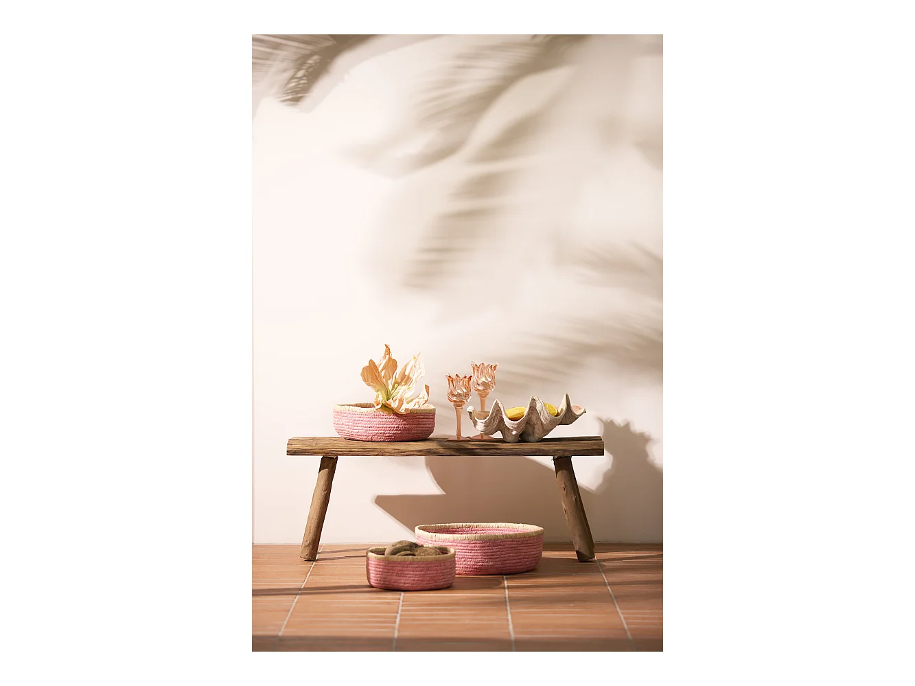 Ornement COQUILLAGE - 41x25x17cm - Marron