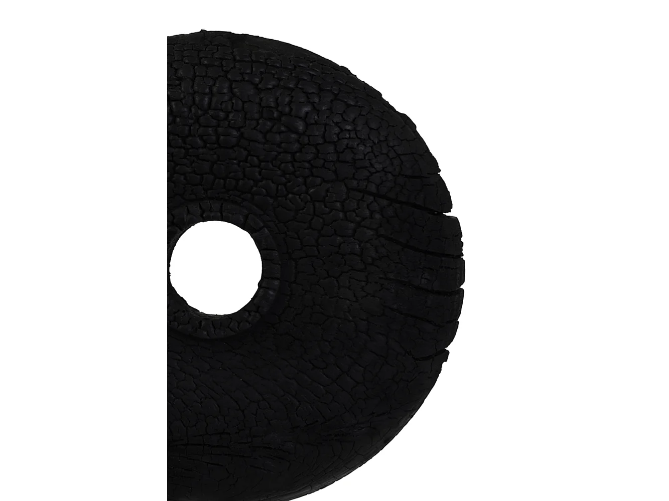 Ornement OLUMI - 28x10,5x65,5cm - Noir