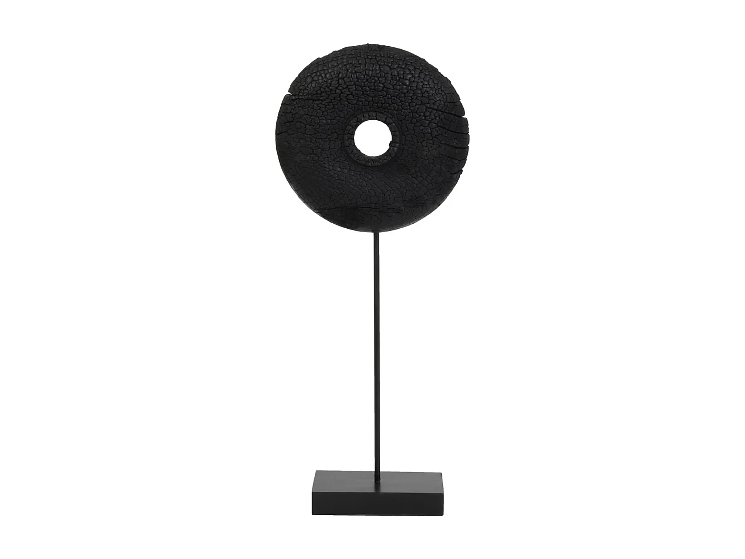 Ornement OLUMI - 28x10,5x65,5cm - Noir