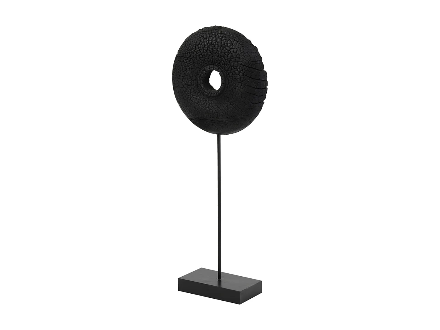 Ornement OLUMI - 28x10,5x65,5cm - Noir