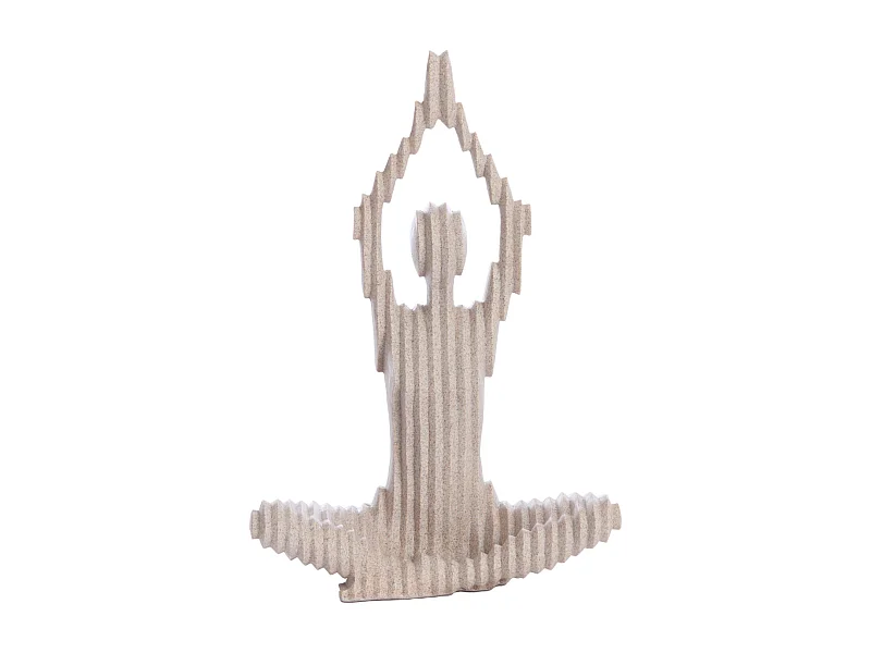 Ornament ZENNA - 28x17x41.5cm - Bruin