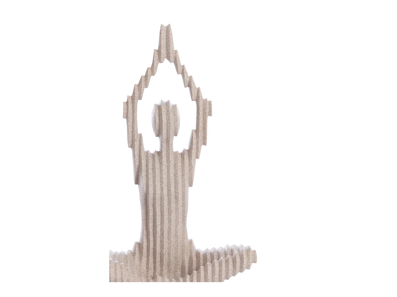 Ornement ZENNA - 28x17x41,5cm - Marron