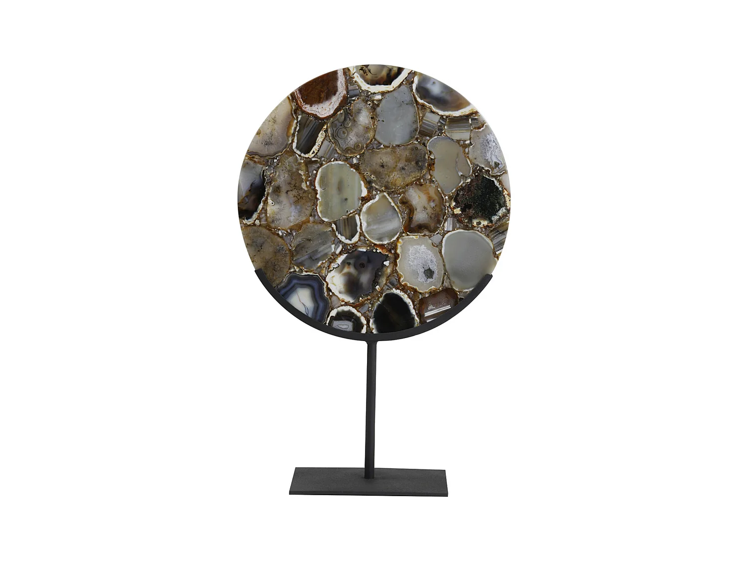 Ornement GOUYA - 35x12x50cm - Marron