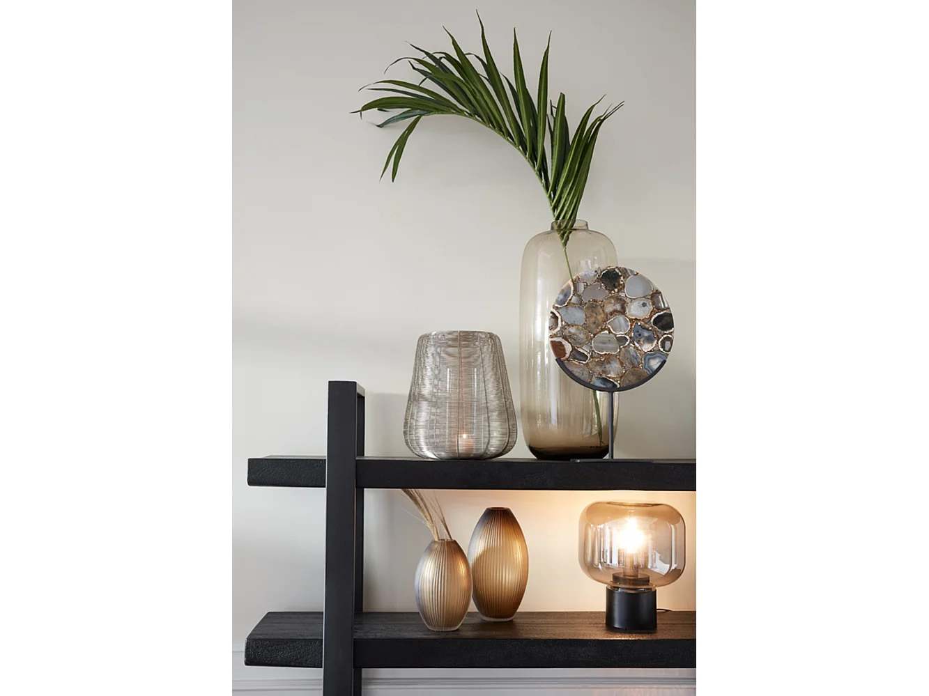 Ornement GOUYA - 35x12x50cm - Marron