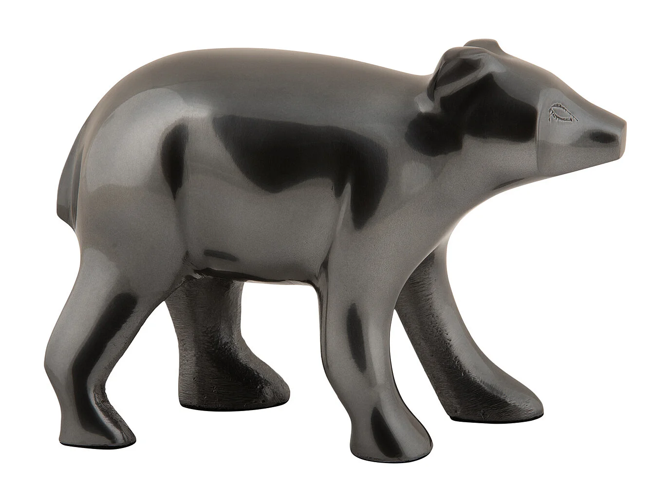 Image Ours - Plaqué métal