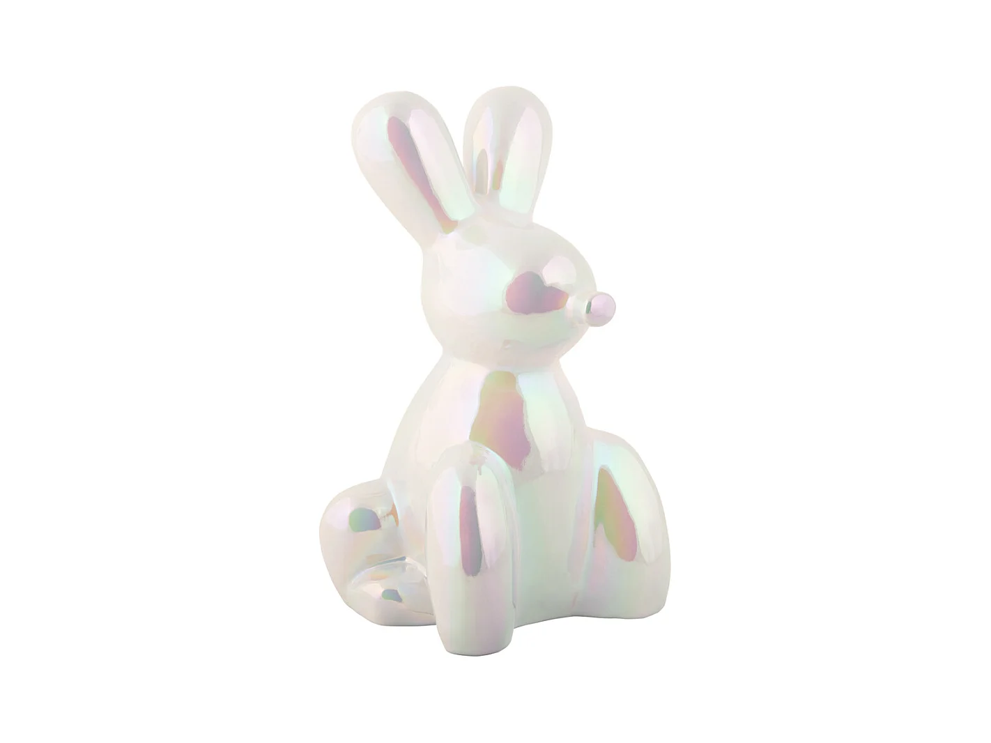 Image Lapin Grand - Plaqué blanc