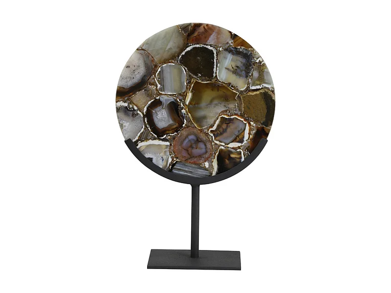 Ornament GOUYA - 25x10x35cm - Schwarz