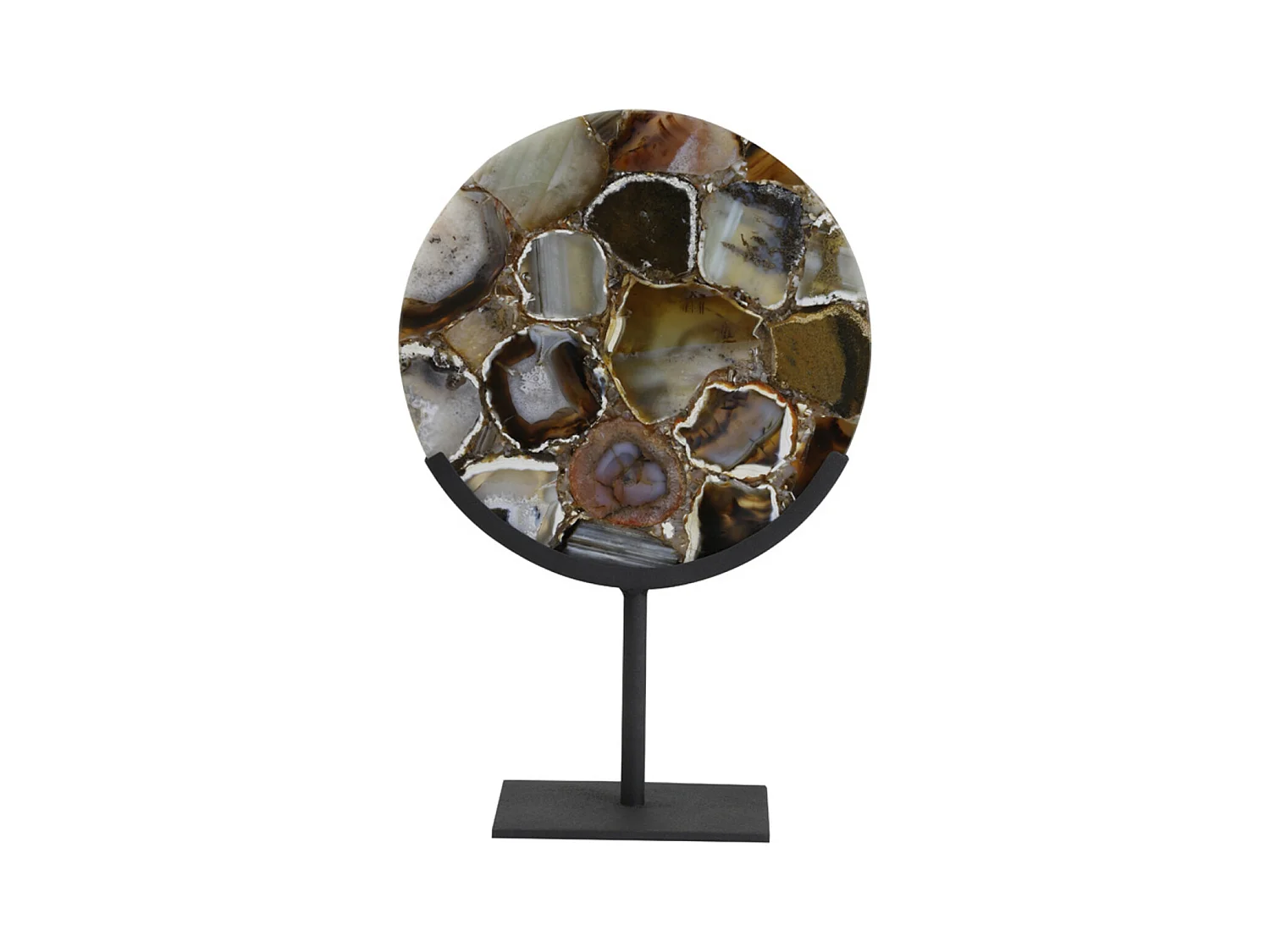 Ornement GOUYA - 25x10x35cm - Noir