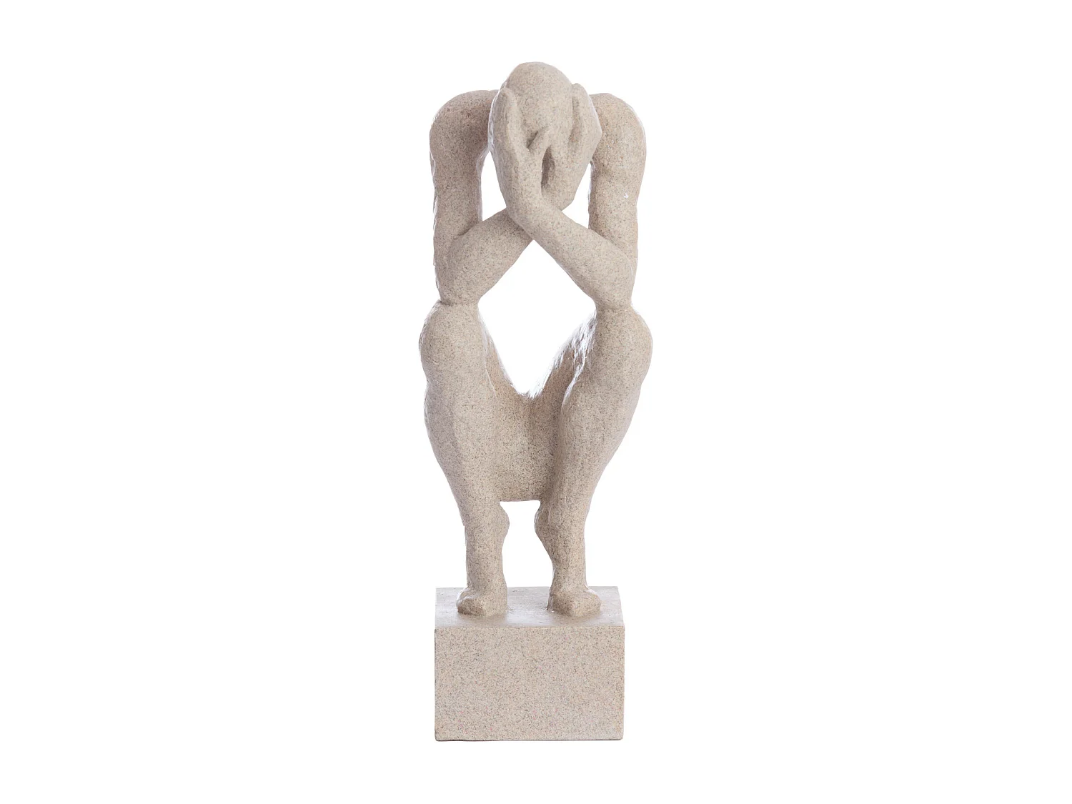 Ornement LOVINAC - 16x19x47cm - Marron